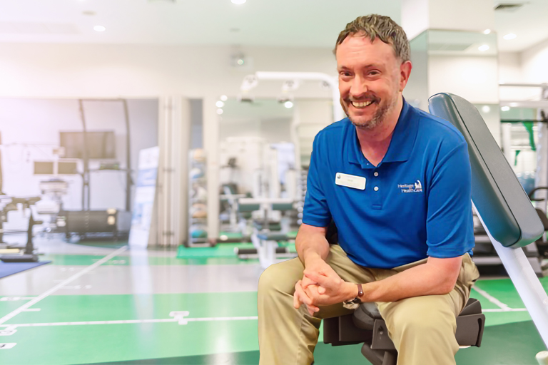 Getting to know Keith Screen, director of rehab at  Heritage Healthcare