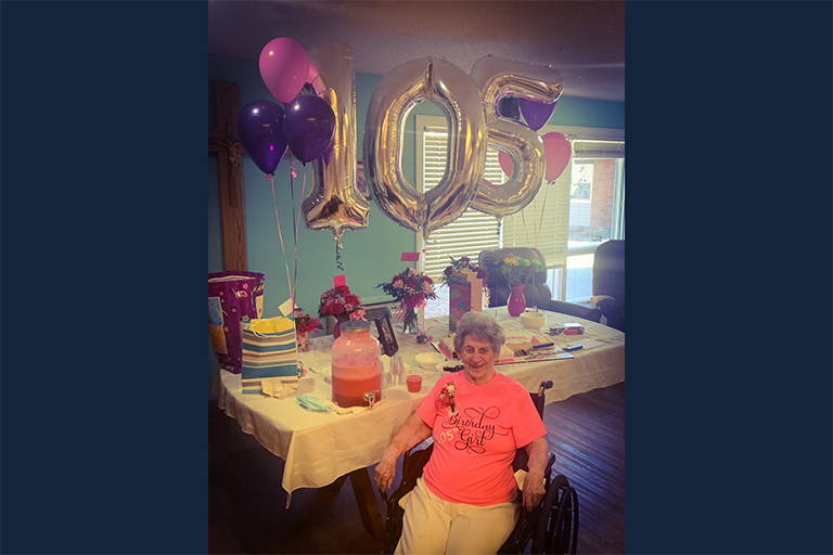 Pauline Bower turns 105 at Life Care Center of Seneca