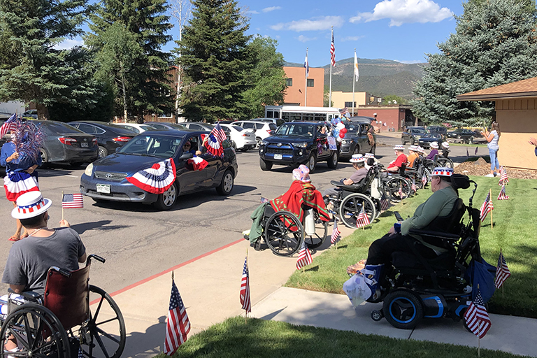 Life Care residents celebrate 4th of July with fun activities
