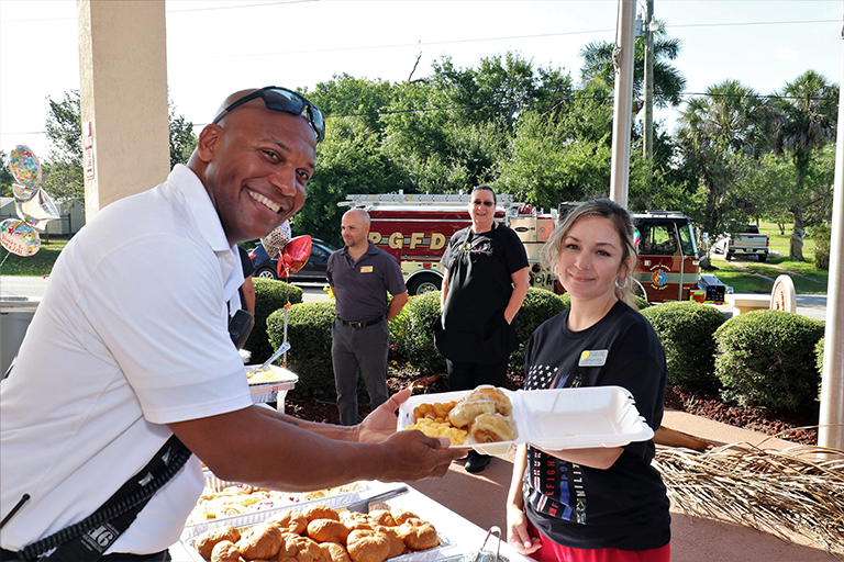Life Care Center of Punta Gorda honors first responders with breakfast