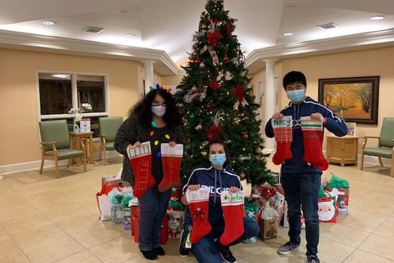 Local business donates presents to Life Care Center of Elyria patients