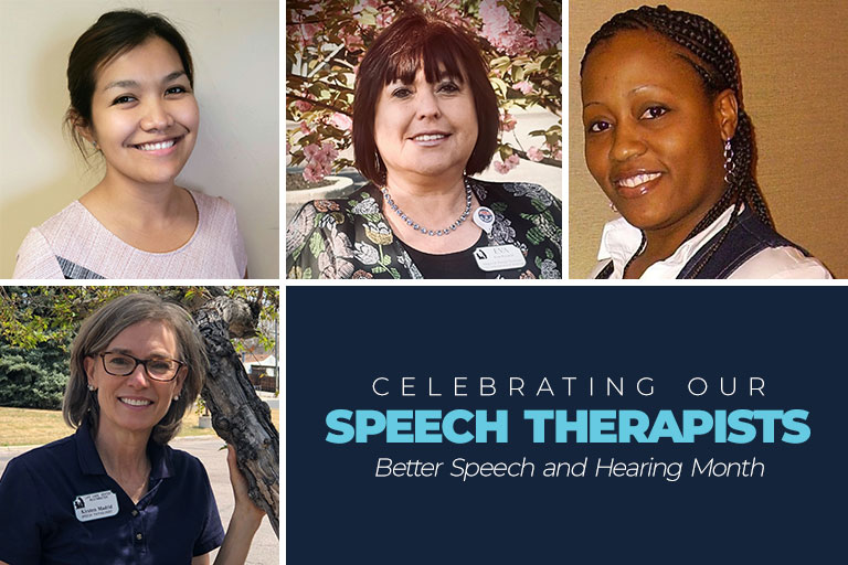 Speech therapists communicate love through more than words