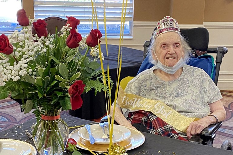 Life Care Center of Bridgeton celebrates Sylvia Kunin’s 100th birthday