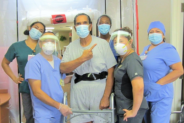 Stroke patient turns outcomes around at La Habra Convalescent Hospital