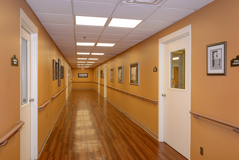 Rivergate Health Hallway